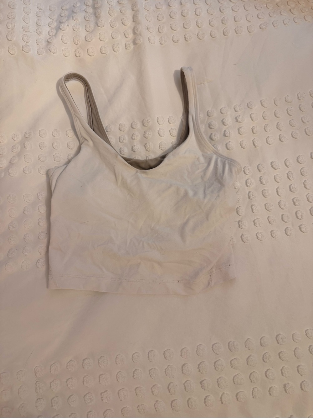 White lululemon align tank